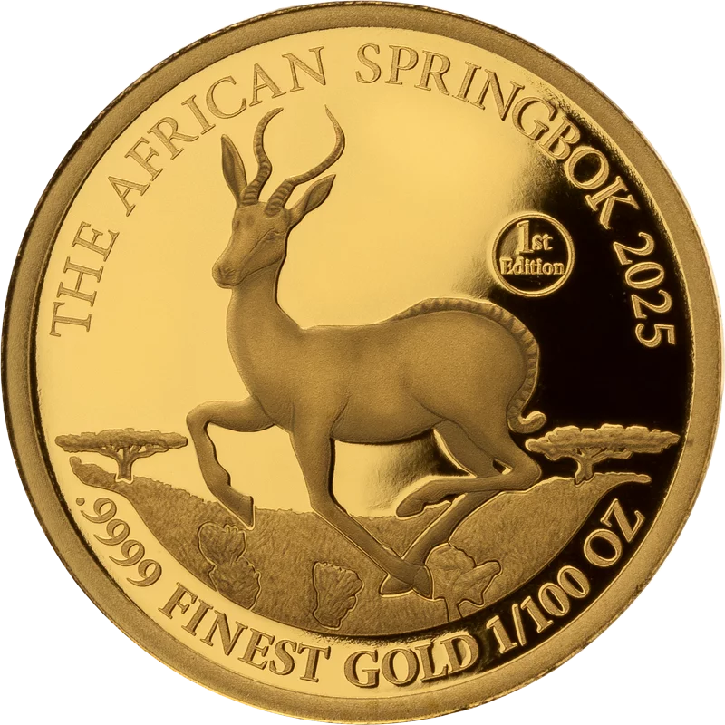3 x 10 Francs Burundi Fractional Set - Springbock 2025