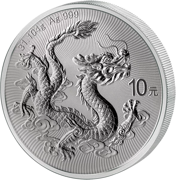 1 Unze Silber China Chinese Dragon 2025