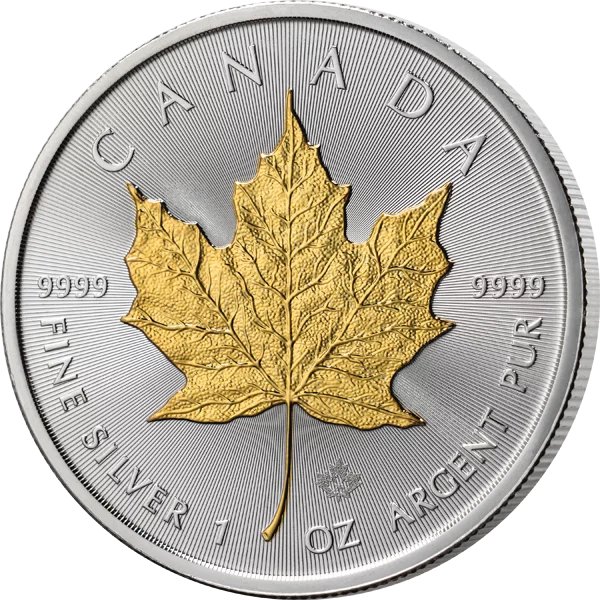 5 Dollars Kanada Maple Leaf 2026 Shiny Gold Edition