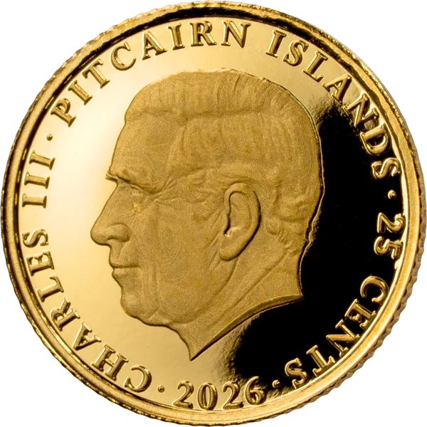 25 Cents Pitcairn 100 Geburtstag Queen Elizabeth II. 2026