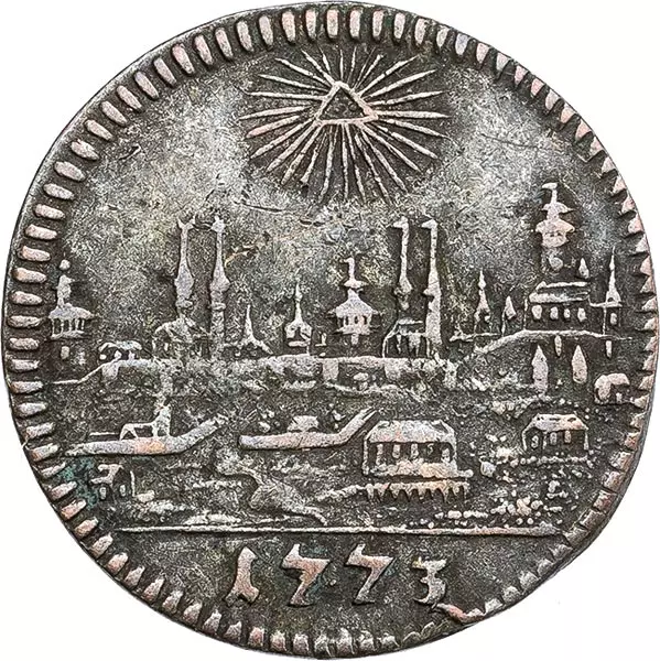 1 Kreuzer Nürnberg Stadtansicht 1773