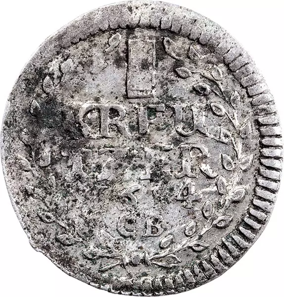 1 Kreuzer Nassau-Holzappel Gräfin Elisabeth Charlotte 1683-1684