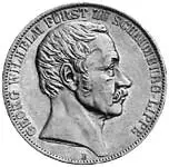 Vereinsdoppeltaler Schaumburg-Lippe Fürst Georg Wilhelm 1857