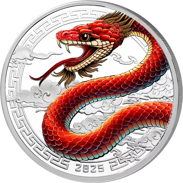 1/4 Dollar - 2 Dollars Fidschi Lunar Year of the Snake 2025