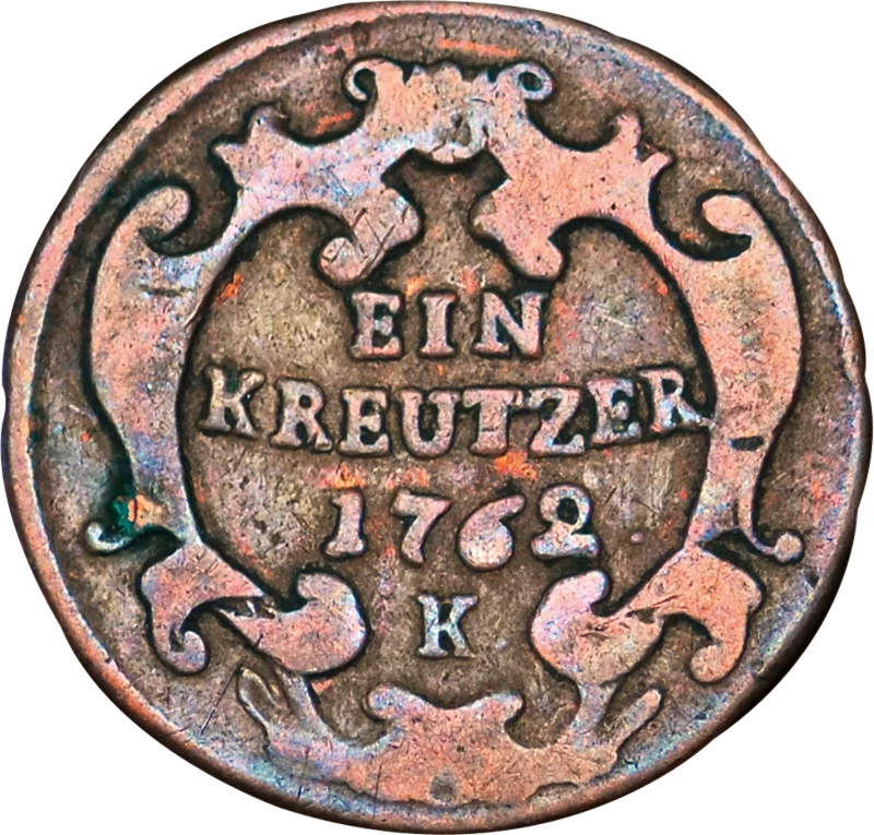 1 Kreuzer Römisch-Deutsches-Reich Kaiserin Maria Theresia 1760 - 1765