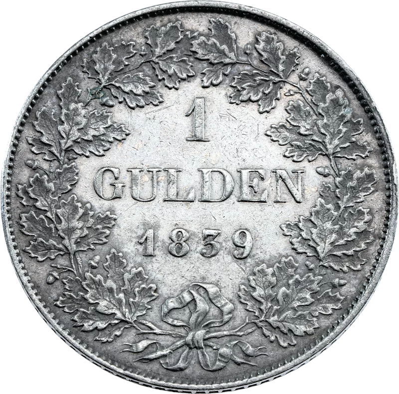 1 Gulden Hohenzollern-Sigmaringen Fürst Karl 1838 - 1848