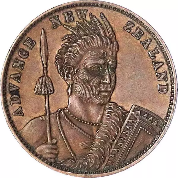 Neuseeland Penny-Token Milner 1881 Neuseeland Penny-Token Milner 1881