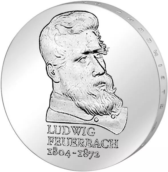 10 Mark DDR Ludwig Feuerbach 1979 Stempelglanz