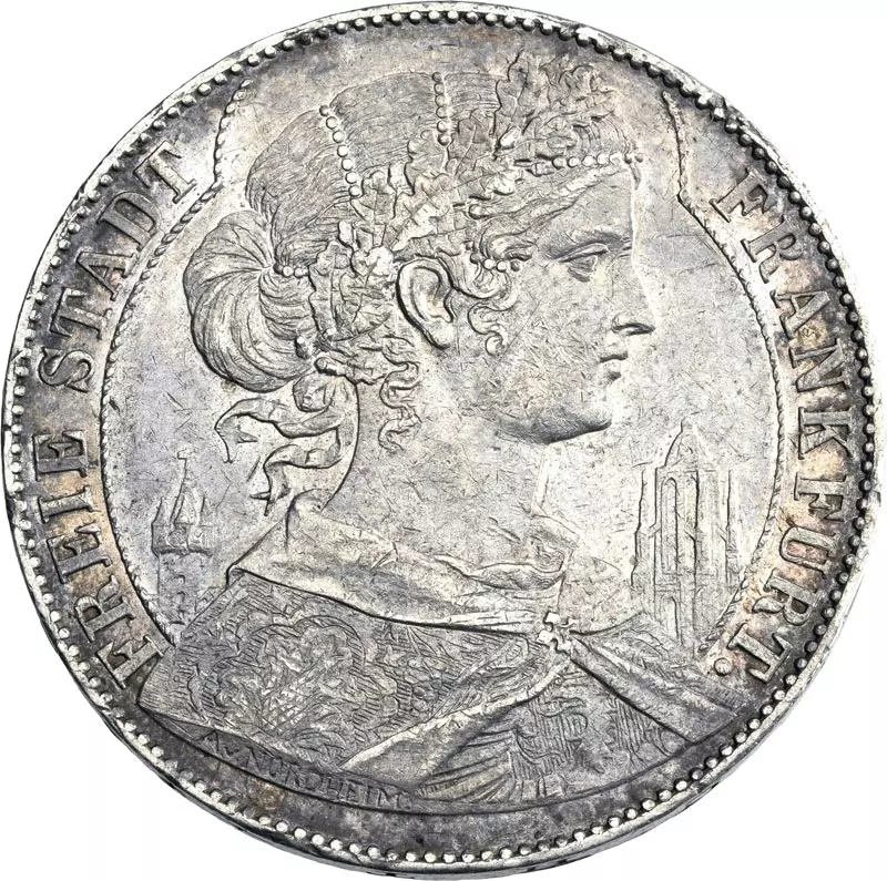 Vereinstaler  Frankfurt Freie Reichsstadt 1858
