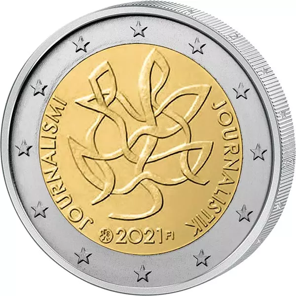 2 Euro Finnland Journalismus und Redefreiheit 2021