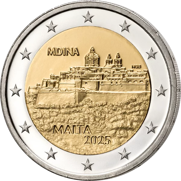 2 Euro Malta Mdina 2025