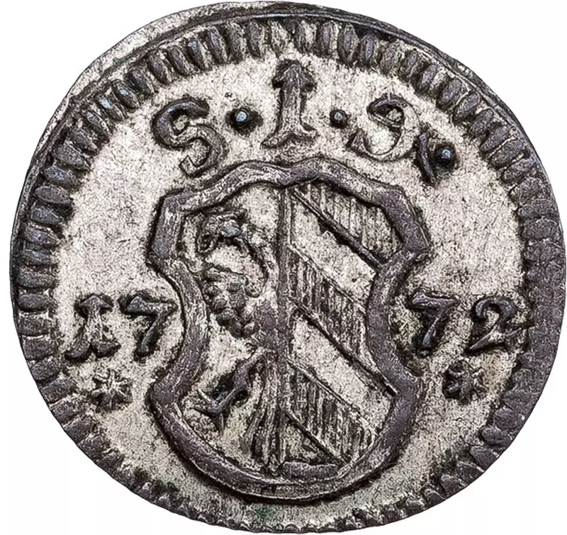 Einseitiger Pfennig Nürnberg 1754-1790