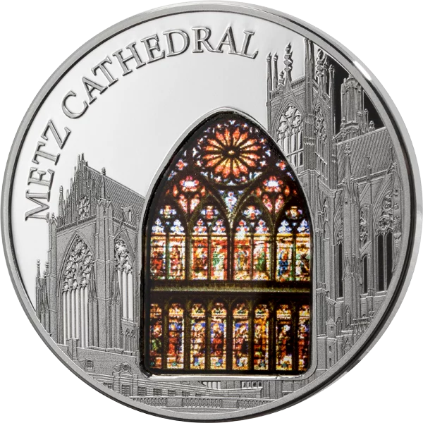 Silbermedaille Windows of Heaven Frankreich - Metz Fenster Valentin Bousch