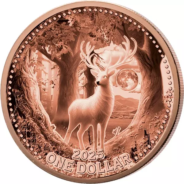 1 Dollar USA Mesa Grande White Deer 2025