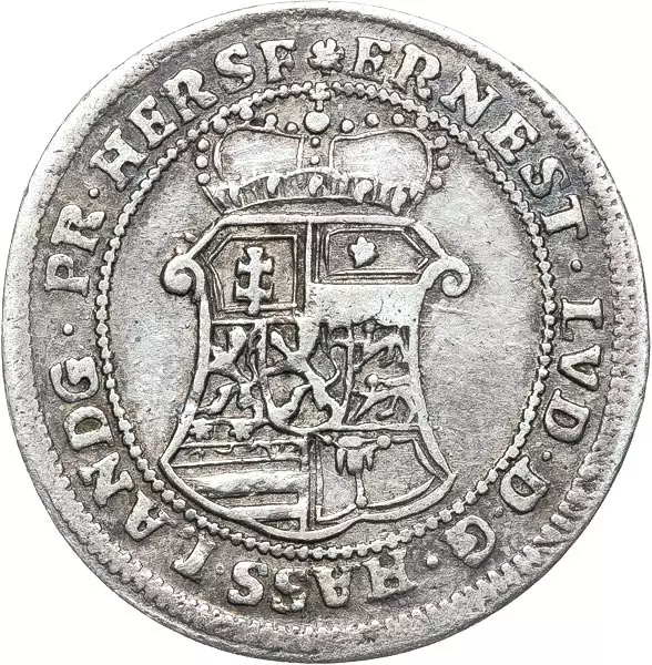 10 Kreuzer Hessen-Darmstadt Landgraf Ernst Ludwig 1726-1733