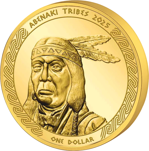 1 Cent - 1 Dollar Native American Kursmünzensatz der Abenaki 2025