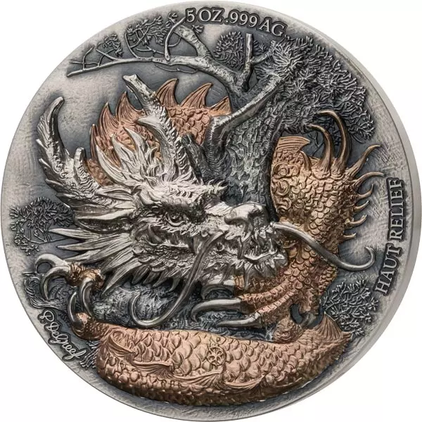 2 x 5.000 Francs Elfenbeinküste Édition Signature - Drachen 2024
