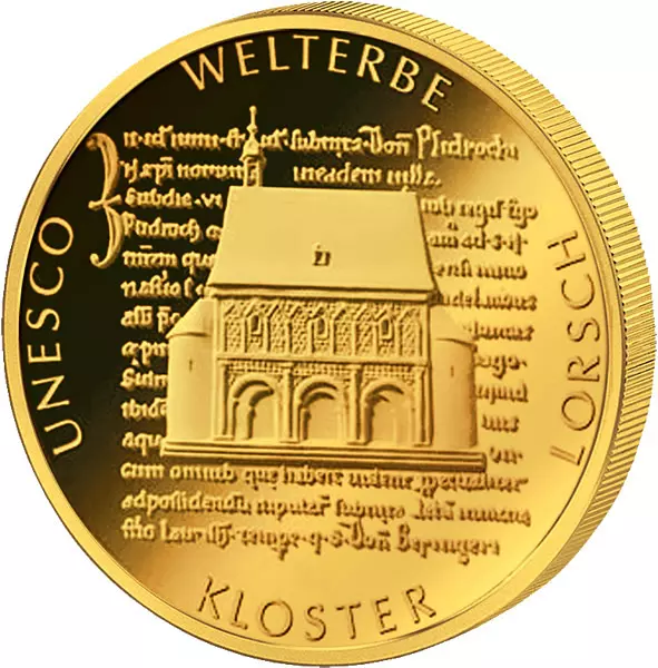 100 Euro BRD UNESCO-Weltkulturerbe Kloster Lorsch 2014 Stempelglanz