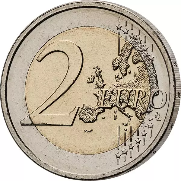 2 Euro Italien 30. Todestag Richter G. Falcone, P. Borsellino 2022 mit Farb-Applikation