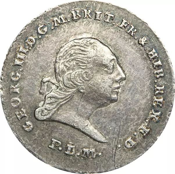 1/6 Taler Braunschweig-Calenberg-Hannover Kurfürst Georg III. 1792-1800