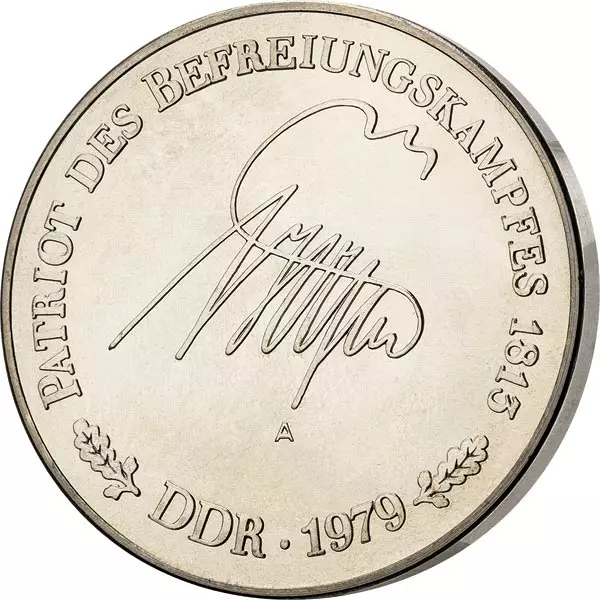Gedenkmedaille DDR Hermann von Boyen 1979