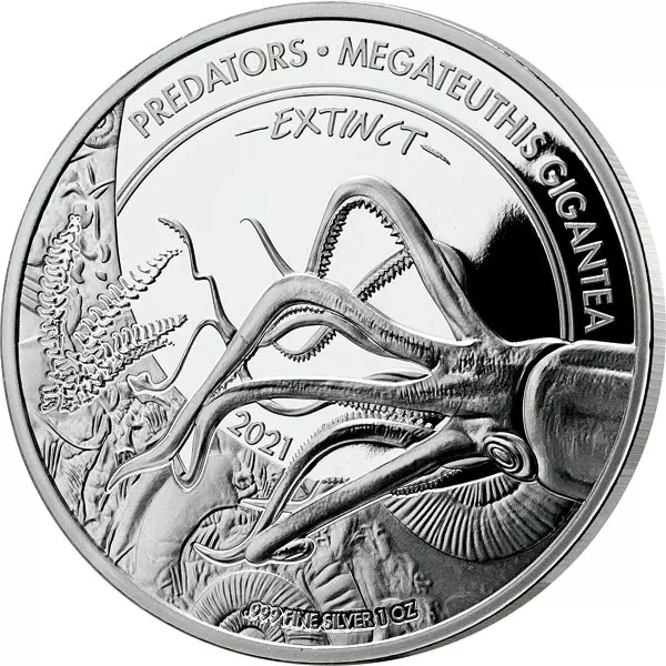 20 Francs Kongo Extinct Megatheutis Gigantea 2021