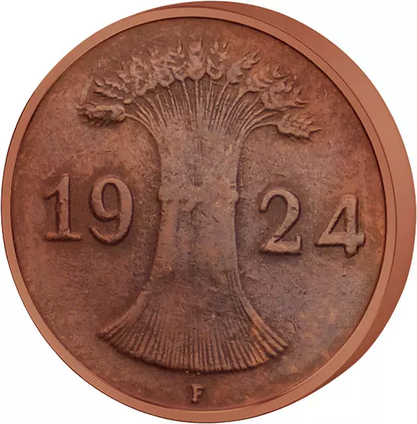 1 Reichspfennig Weimarer Republik Ähren 1924-1936 sehr schön bis vorzüglich
