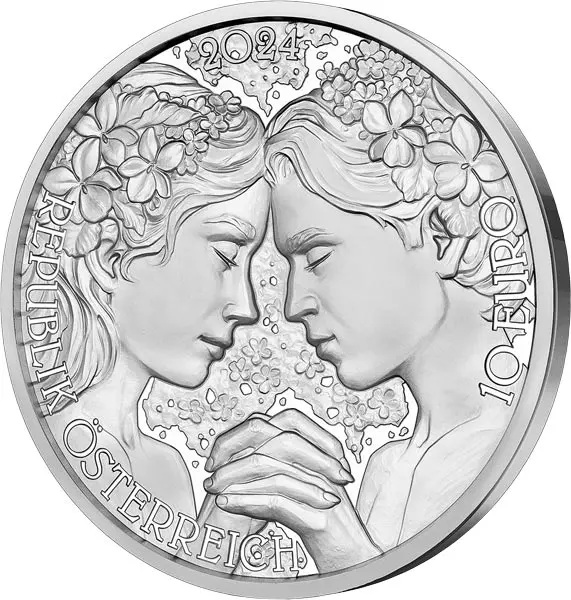 10 Euro Österreich Mit der Sprache der Blume - Veilchen 2024