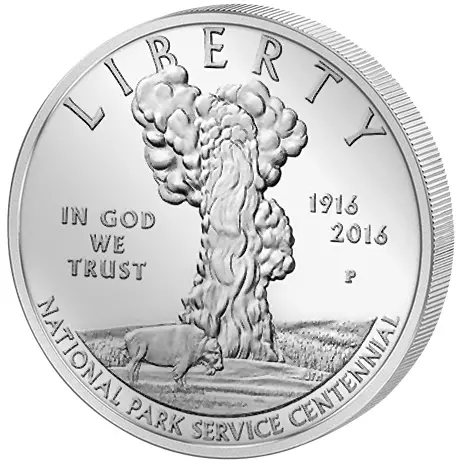 1 Dollar USA Nationalpark Service 2016