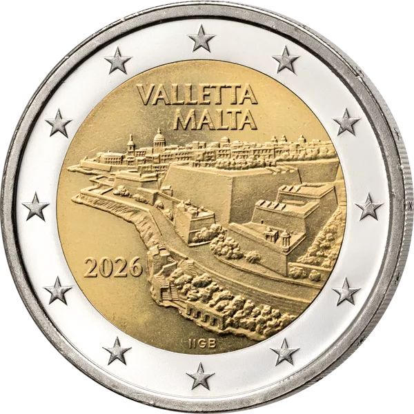 2 Euro Malta Valletta 2026