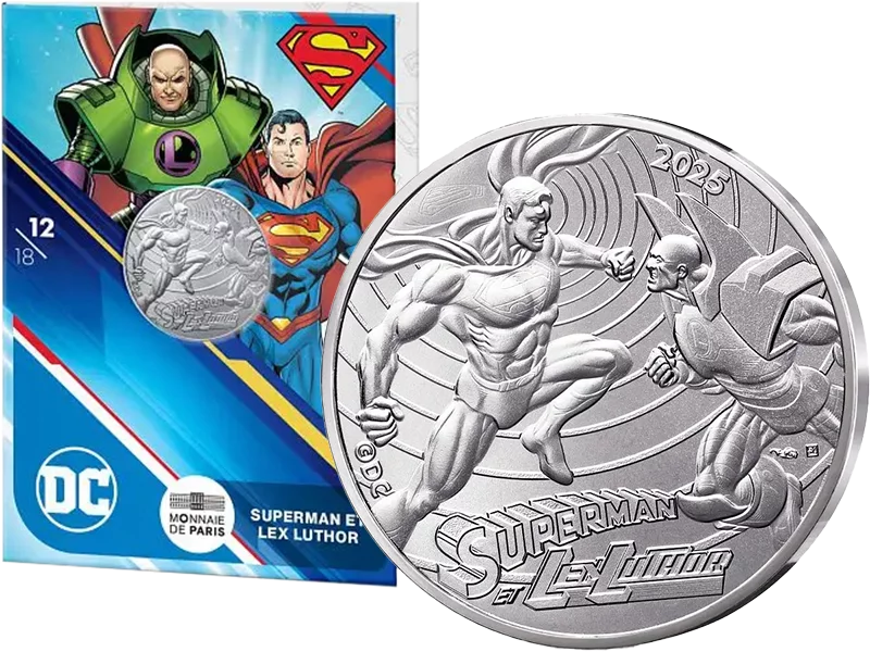 10 Euro Frankreich Superman und Lex Luthor 2025 10 Euro Frankreich Superman und Lex Luthor 2025