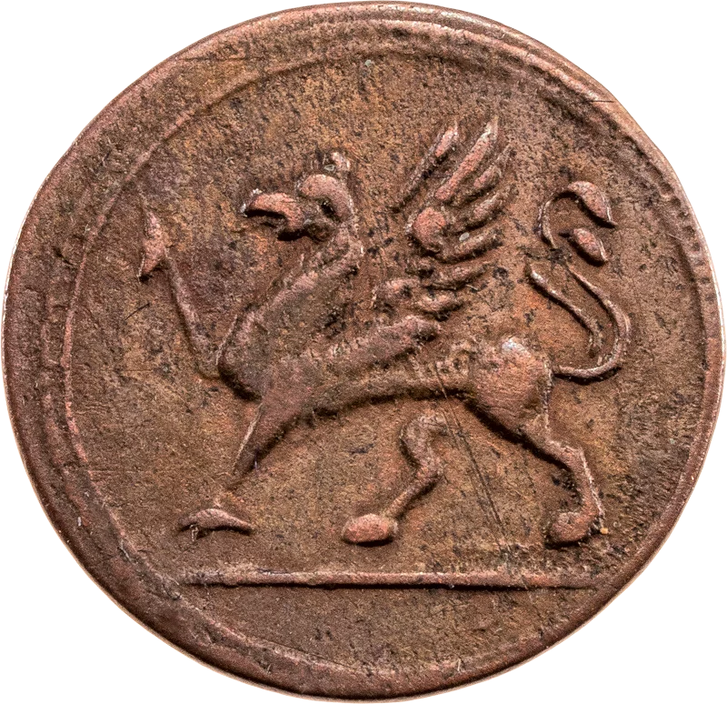 1 Pfennig Freie Hansestadt Rostock 1848