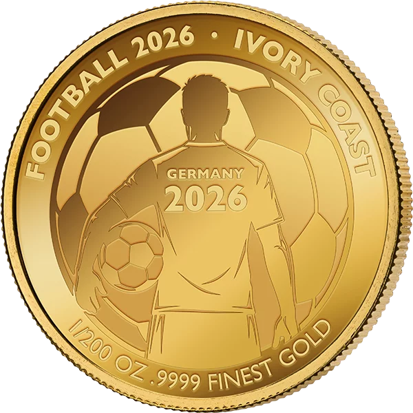 50 Francs Elfenbeinküste Fußball Weltmeisterschaft 2026