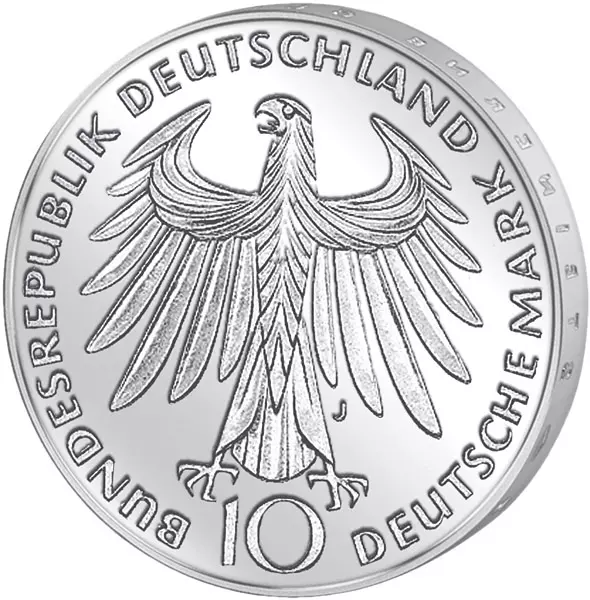 10 DM BRD Olympia IV - Sportlerpaar 1972 vorzüglich - Stempelglanz