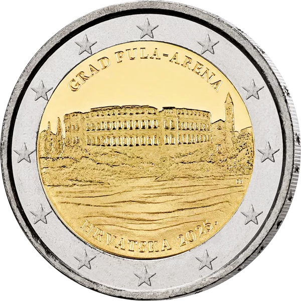 2 Euro Kroatien Pula - Arena 2025