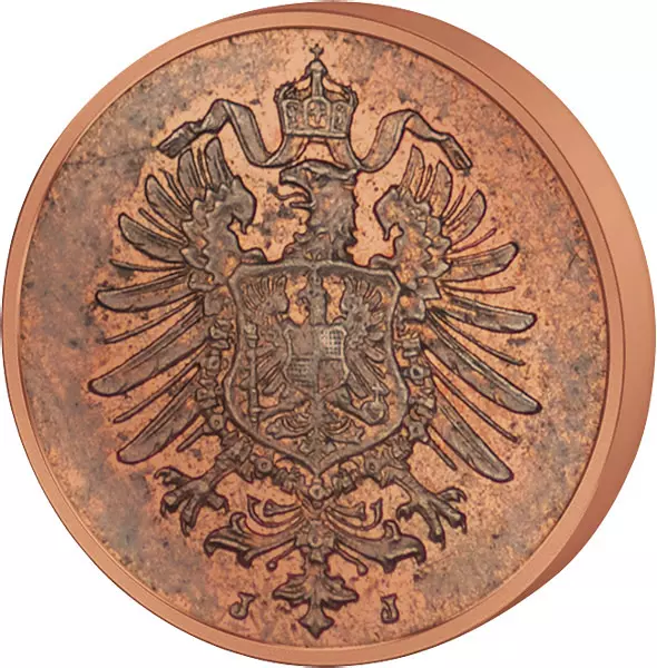 1 Pfennig Deutsches Kaiserreich - Kleiner Adler 1873-1889 s-ss