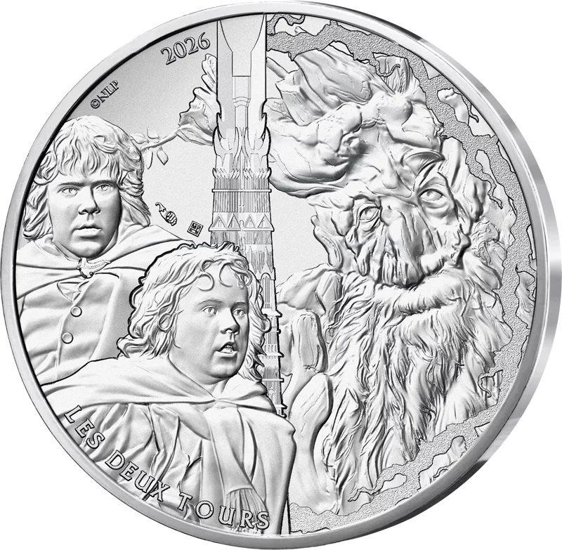 10 Euro Frankreich Merry, Pippin und Baumbart 2026