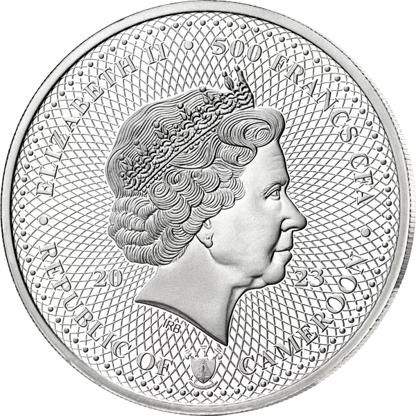 500 Francs Kamerun Mysterious Rhodium Prairie Life - Kojote 2025