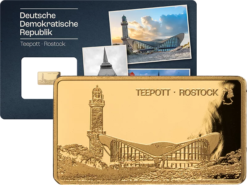 50 Tala Samoa Goldbarren DDR 15 Bezirke - Rostock Teepott 2026