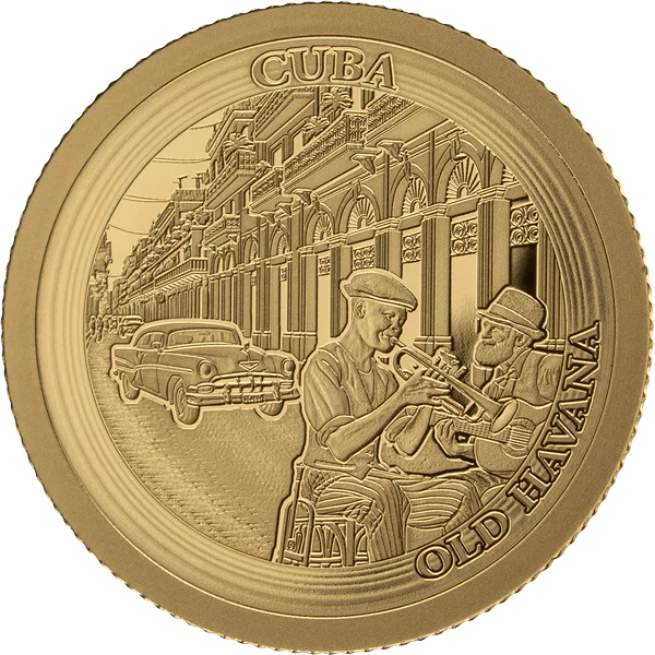 1.000 Francs Gabun Golden Globetrotter - Havanna Kuba 2026