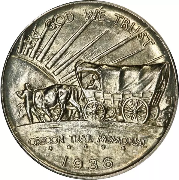 1/2 Dollar USA 100 Jahre Besiedlung von Oregon