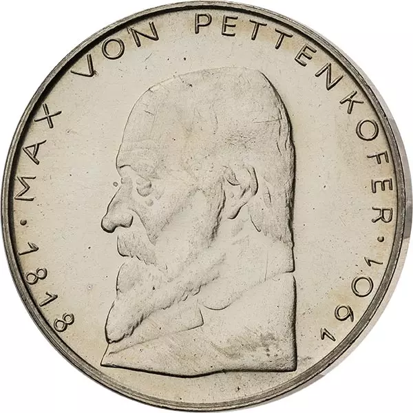 Gedenkmedaille DDR Max Pettenkofer 1968