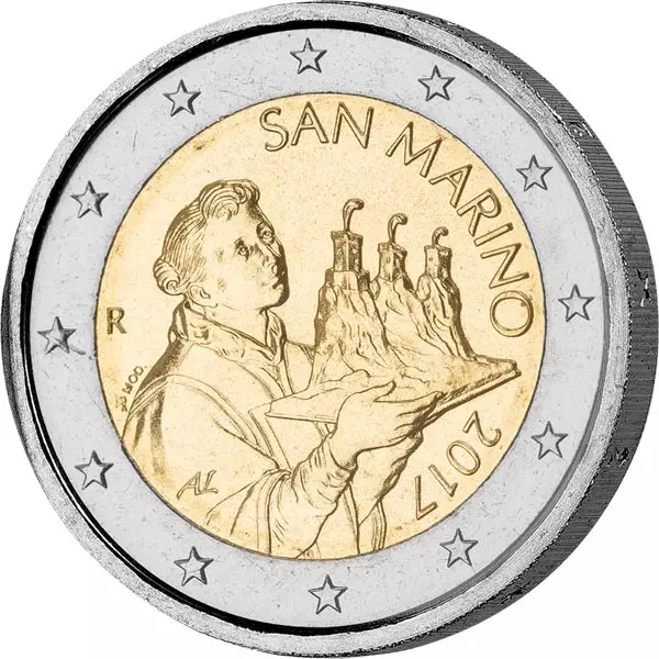 2 Euro San Marino Kursmünze Heiliger Marinus 2017
