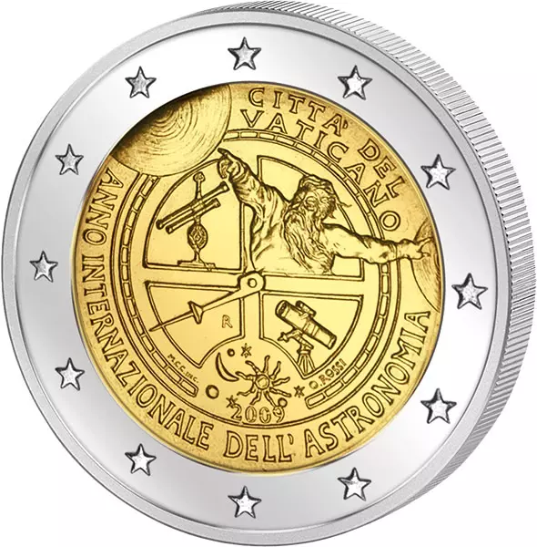 2 Euro Vatikan Jahr der Astronomie 2009
