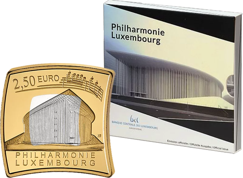 2,5 Euro Luxemburg Philharmonie Luxemburg 2025