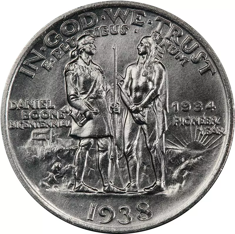 1/2 Dollar USA 200. Geburtstag von Daniel Boone 1934-1938
