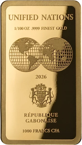 Goldbarren Unified Nations Welterbestätten II - Felsenkirchen von Lalibela