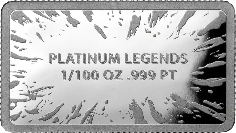 Platinbarren Platinum Legends Real Art Edition - Springbock 2026