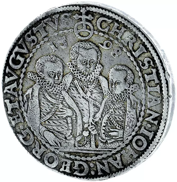 Taler Sachsen Kurfürsten 1592-1601