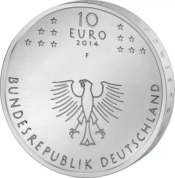 10 Euro BRD 600 Jahre Konstanzer Konzil 2014 Stempelglanz